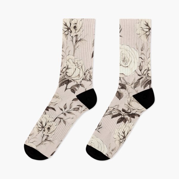 Item preview, Beige roses on a light pink background, seamless pattern, romanticism designed and sold by exitbird.