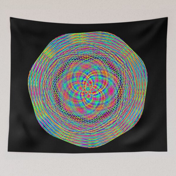 Item preview, Kaleidoscopic Rainbow Spiral Mandala designed and sold by Deborah Camp.