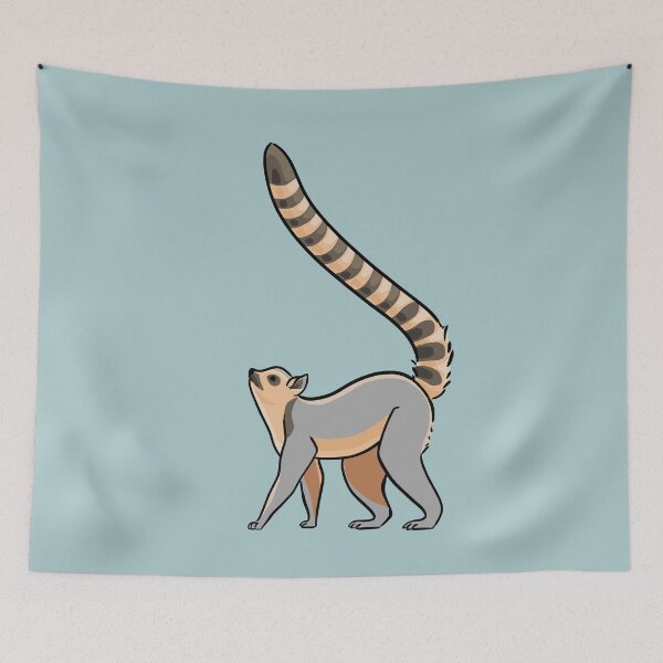 Item preview, Ring-tailed lemur designed and sold by Milanicole.