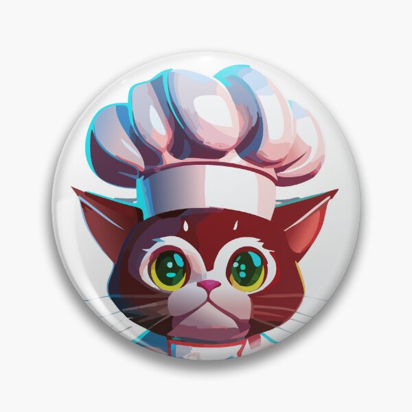 Item preview, Cat Chef Cartoon designed and sold by CekDesigns.