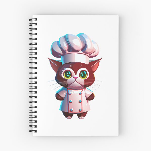 Item preview, Cat Chef Cartoon designed and sold by CekDesigns.