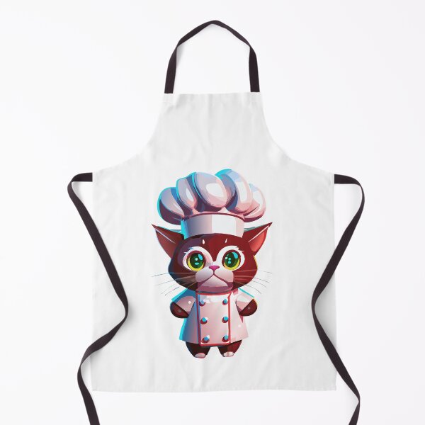 Item preview, Cat Chef Cartoon designed and sold by CekDesigns.