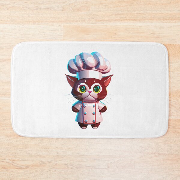 Item preview, Cat Chef Cartoon designed and sold by CekDesigns.