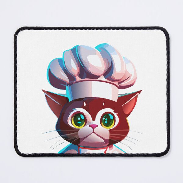 Item preview, Cat Chef Cartoon designed and sold by CekDesigns.