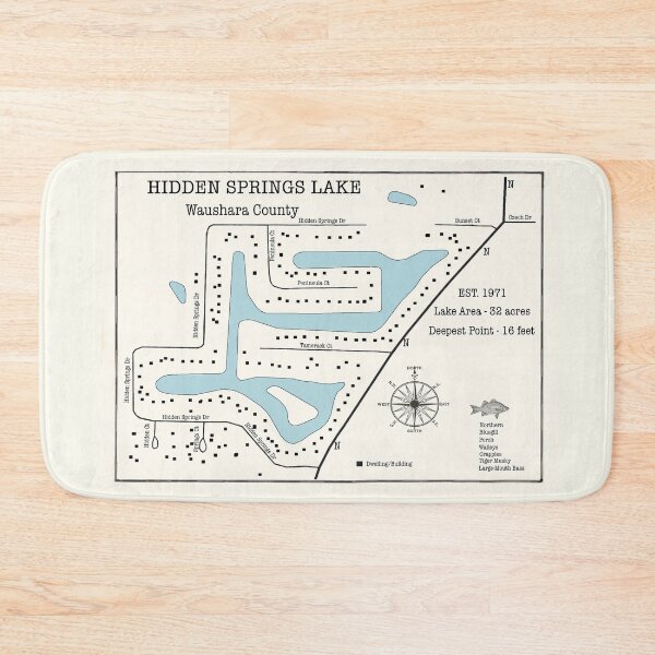 Item preview, Hidden Springs Lake WI Waushara County designed and sold by Jean Plout.