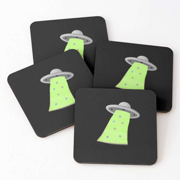 UFO (DONUTS). Coasters (Set of 4)