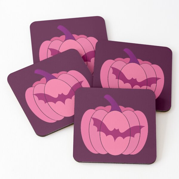 Item preview, Pink Pumpkin for Halloween Pumpkin with Bat Pink Halloween Party  designed and sold by AlwaysBeAStar.