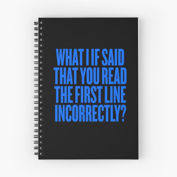 Item preview, What I if said that you read the first line incorrectly? v.5 designed and sold by x1brett.