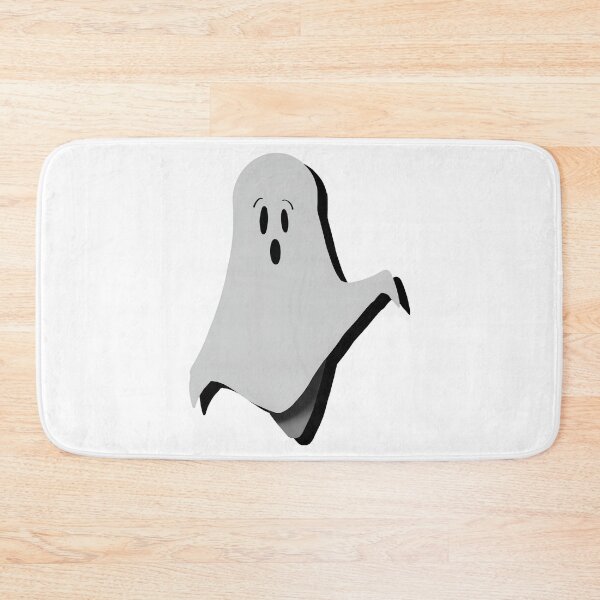 Item preview, Gray Ghost With Shadow, Narrow Version, by Zeesdesign on Redbubble designed and sold by ZEESDESIGN.