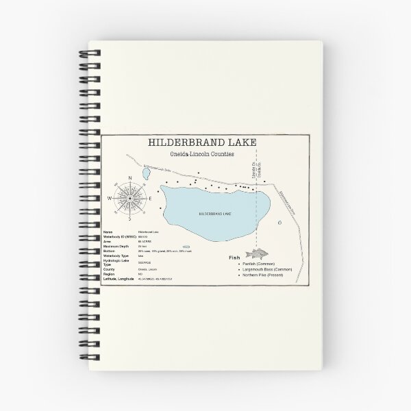 Item preview, Hilderbrand Springs Lake WI Oneida County designed and sold by Jean Plout.