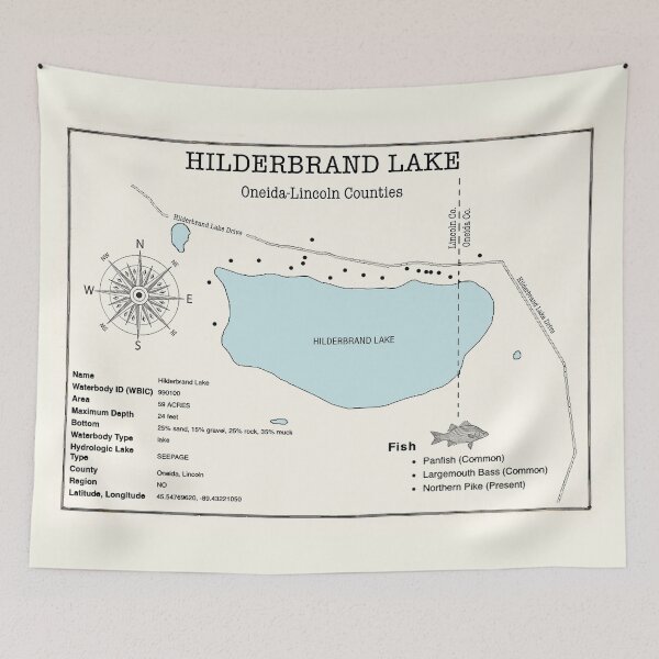 Item preview, Hilderbrand Springs Lake WI Oneida County designed and sold by Jean Plout.