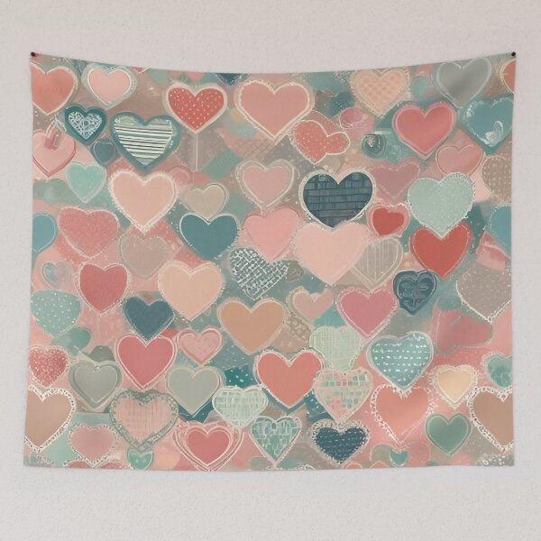Item preview, Heart Patchwork designed and sold by scottanderson2.