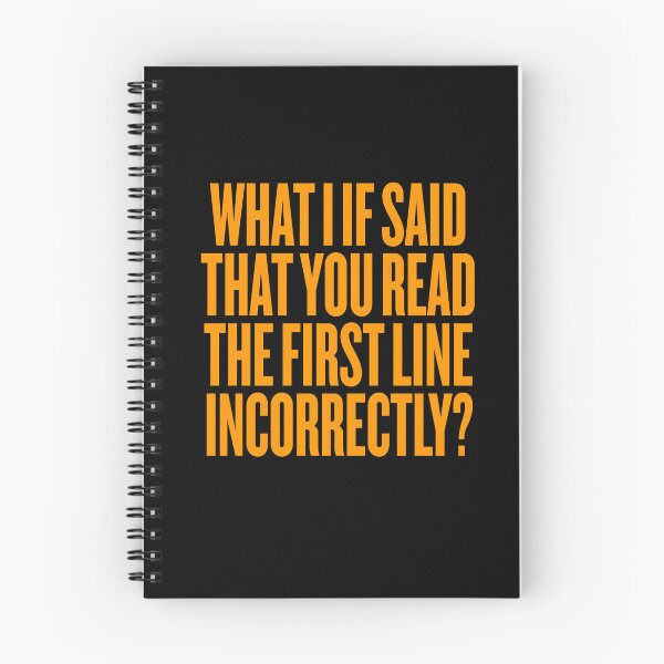 Item preview, What I if said that you read the first line incorrectly? v.7 designed and sold by x1brett.