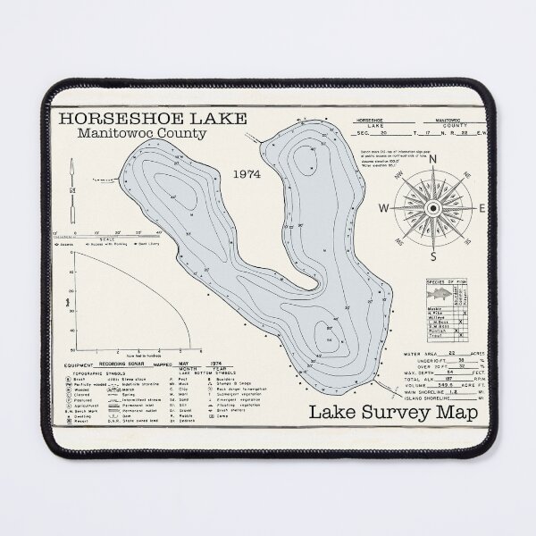 Item preview, Horseshoe Lake WI Manitowoc County designed and sold by Jean Plout.