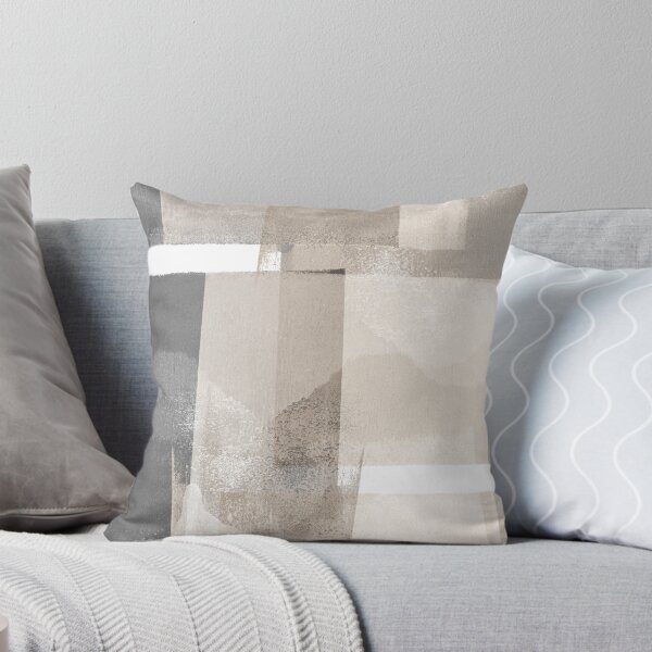 Artikel-Vorschau von Graue und beige geometrische abstrakte "Bausteine", designt und verkauft von Janine Aykens.