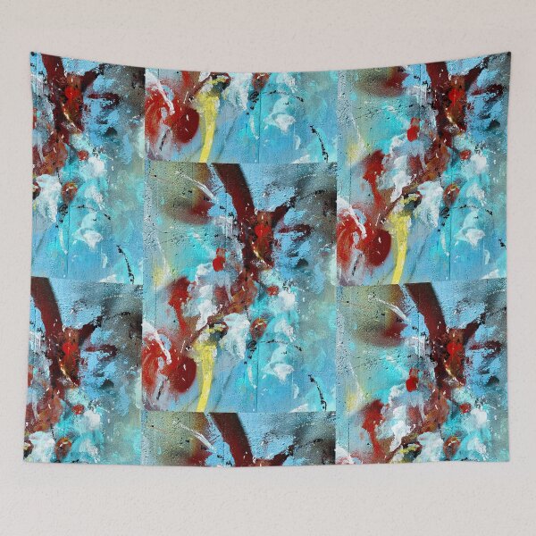 Item preview, Wall art abstract urban art mural  designed and sold by Tropical Blood.