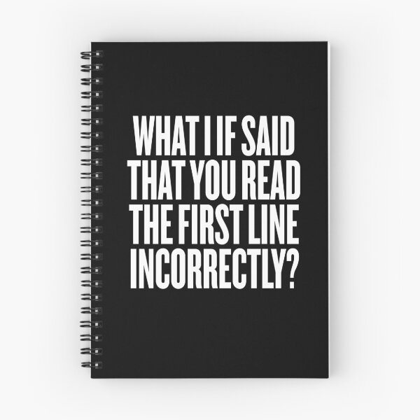 Item preview, What I if said that you read the first line incorrectly? v.9 designed and sold by x1brett.