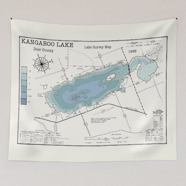 Item preview, Kangaroo Lake WI Door County designed and sold by Jean Plout.
