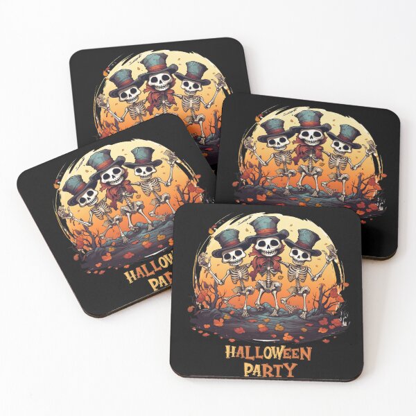 Item preview, Dancing Cute Skeletons (Halloween Vibes) designed and sold by PixSellerShop.