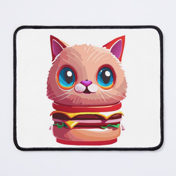 Item preview, Cat Cheeseburger Cartoon designed and sold by CekDesigns.