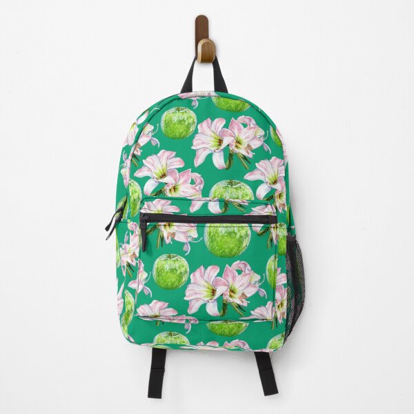 Item preview, Apples and Amaryllis Pattern Mint designed and sold by Katariina Purru.