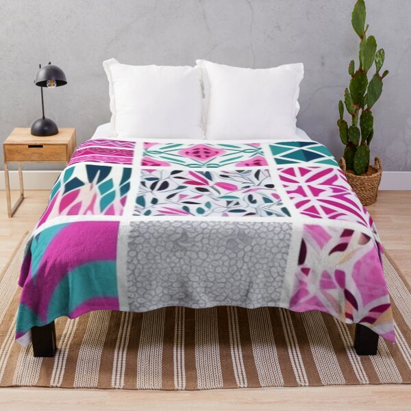 Item preview, Colorful abstract pattern Patchwork  designed and sold by Roxburylane.