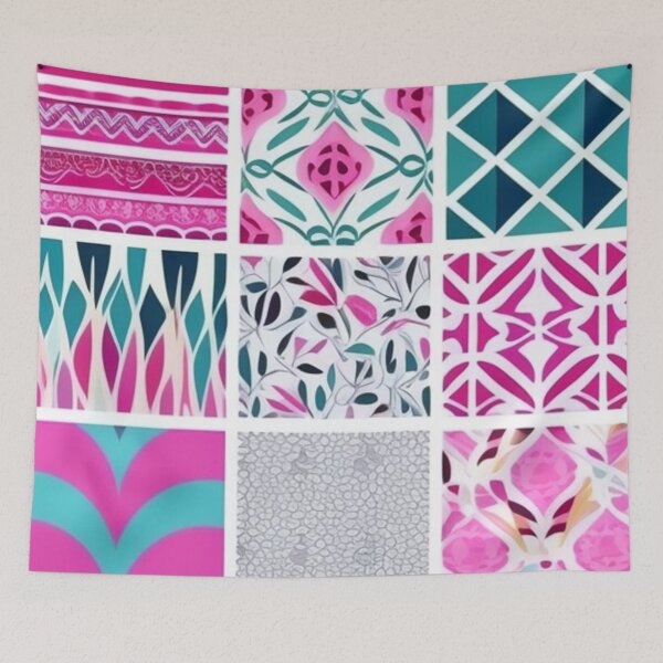 Item preview, Colorful abstract pattern Patchwork  designed and sold by Roxburylane.