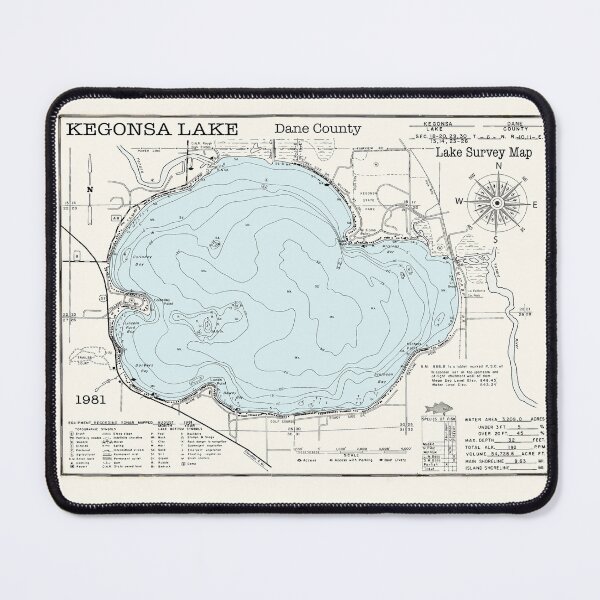 Item preview, Kegonsa Lake WI Dane County designed and sold by Jean Plout.
