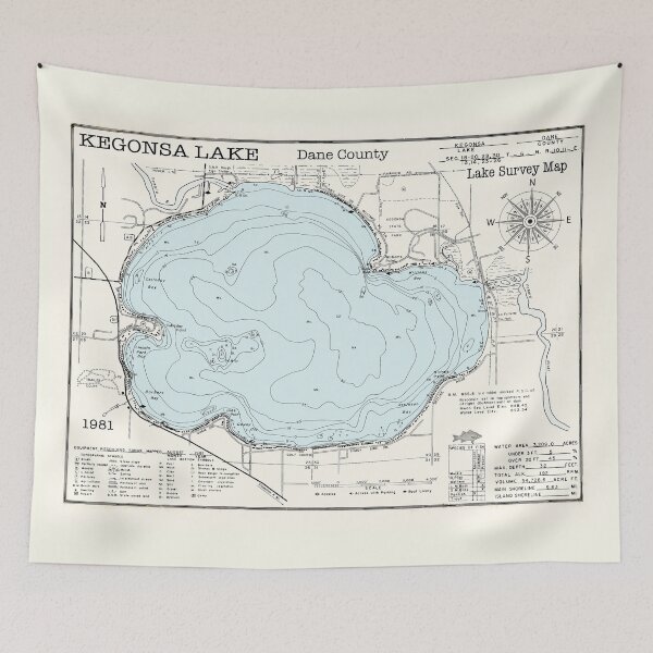 Item preview, Kegonsa Lake WI Dane County designed and sold by Jean Plout.