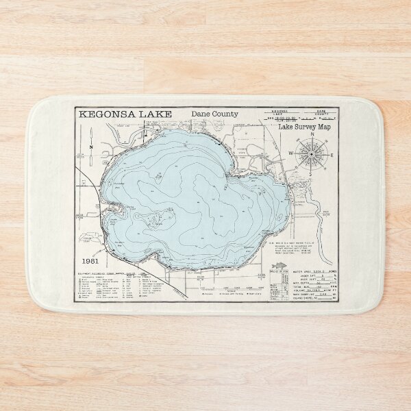 Item preview, Kegonsa Lake WI Dane County designed and sold by Jean Plout.