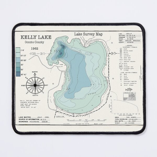 Item preview, Kelly Lake WI Oconto County designed and sold by Jean Plout.