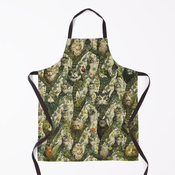Item preview, Tropical cat and bird art designed and sold by strangecanvas.
