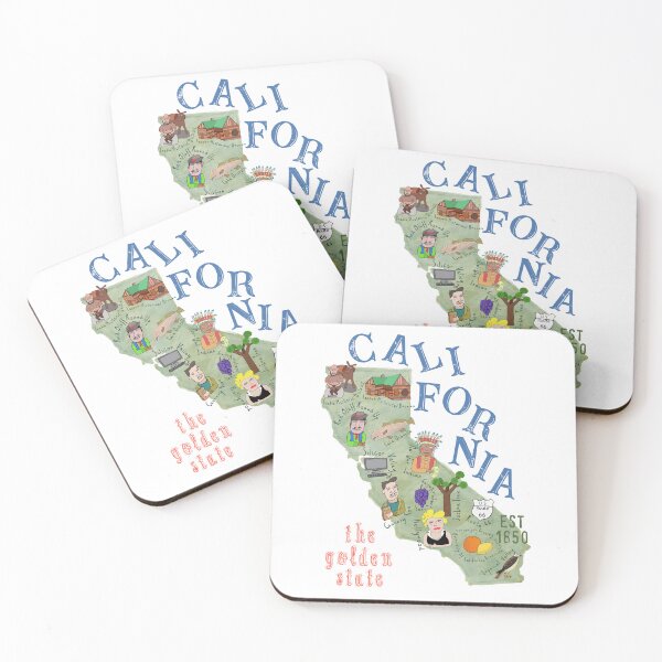 Item preview, California, The Golden State, USA By Carla Daly designed and sold by Carla Daly.