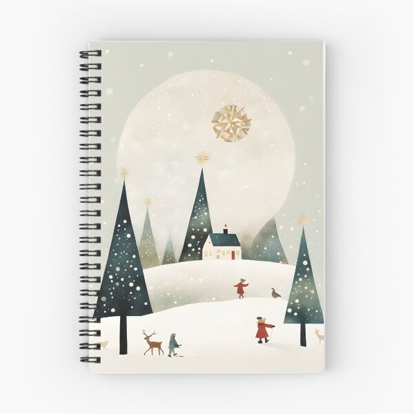 Item preview, Christmas Card Poster Art Festive Holiday Illustration 006 designed and sold by StickyBastardz.