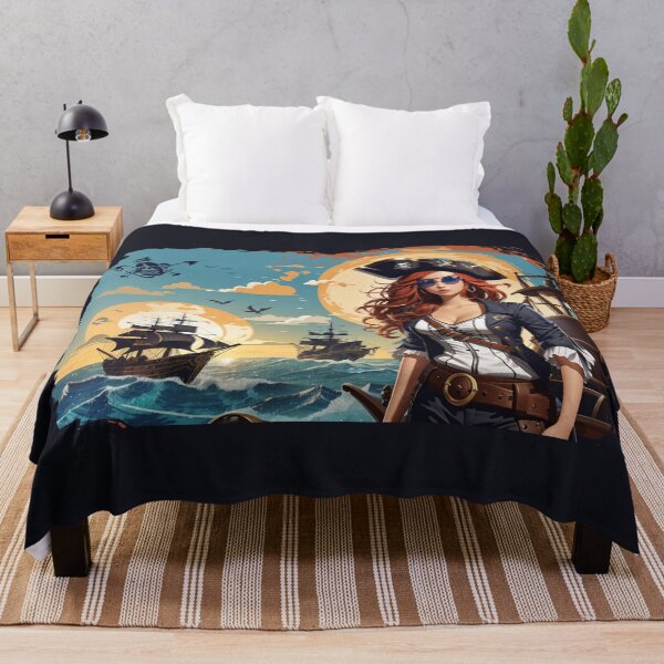 Item preview, Modern Pirate Girl designed and sold by Becooldesing.