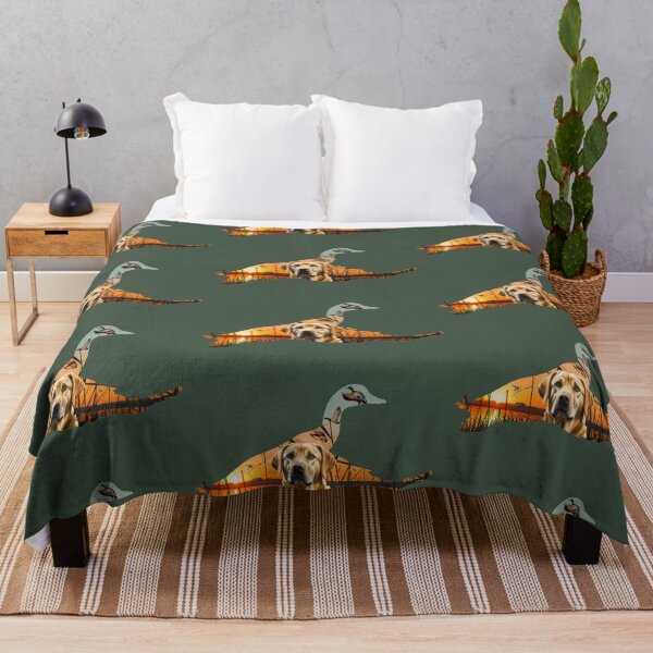 Item preview, Yellow Labrador Retriever and Flying Mallards designed and sold by LifeCrush.