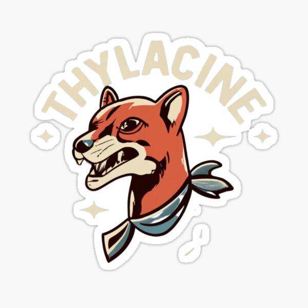 Item preview, THYLACINE Funny Gifts for Nature And History Lovers  designed and sold by EmiAndMike.