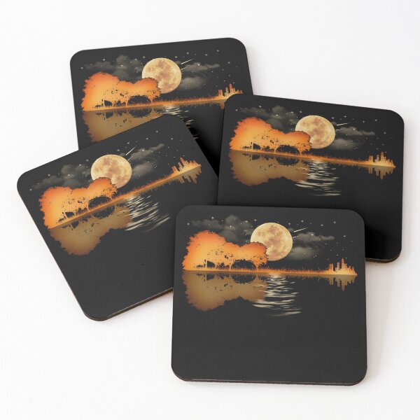 Item preview, Copy of Copy of Acoustic Guitar Lake Player Nature Guitar Player Gift Moonlight Nature Lake Shadow Birthday Gift, Christmas Gift designed and sold by p37369377870.
