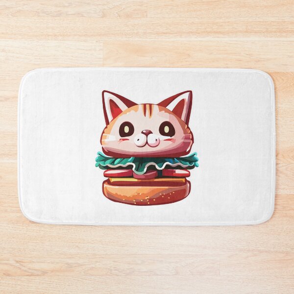 Item preview, Anime Cat Burger Cartoon designed and sold by CekDesigns.