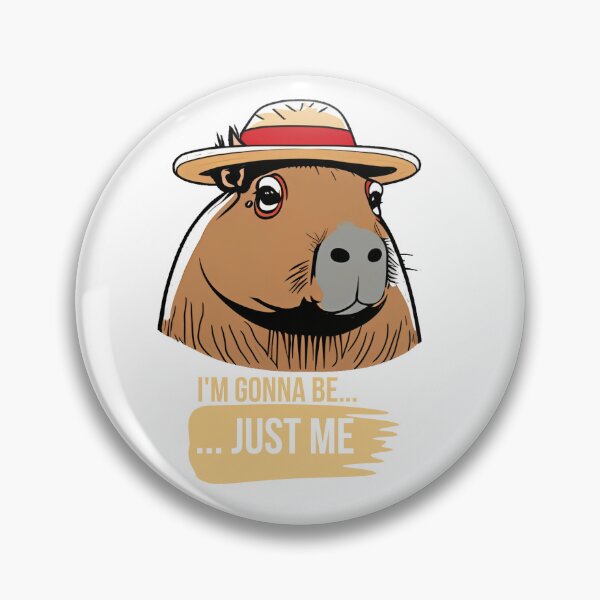 Item preview, Strawhat Capybara - Funny quote designed and sold by happy-capy.