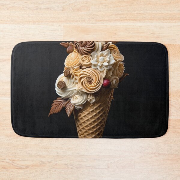 Item preview, Intricate detailed paper ice cream cone floral cornucopia designed and sold by dcrc.
