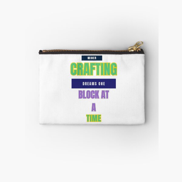 Item preview, Crafting Dreams, One Block at a Time designed and sold by DesignSwirl.