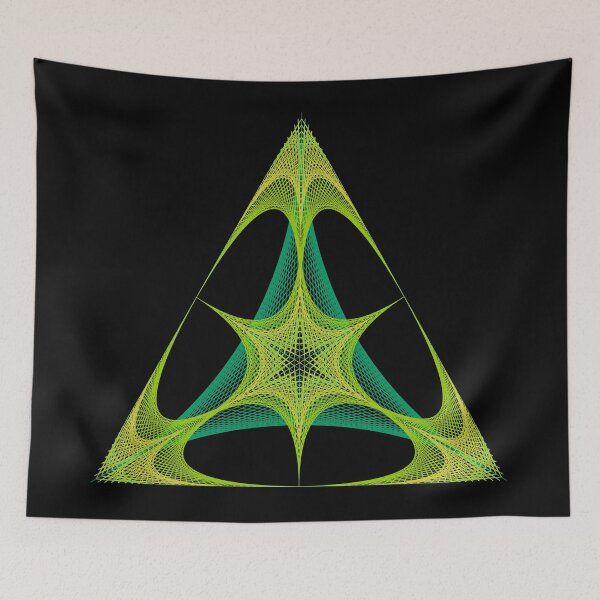 Item preview, Triangle In Circle Morph F [420-1-Greens-BB] designed and sold by LottMultimedia.