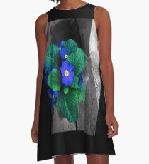indigo primroses 03/09/18 A-Line Dress