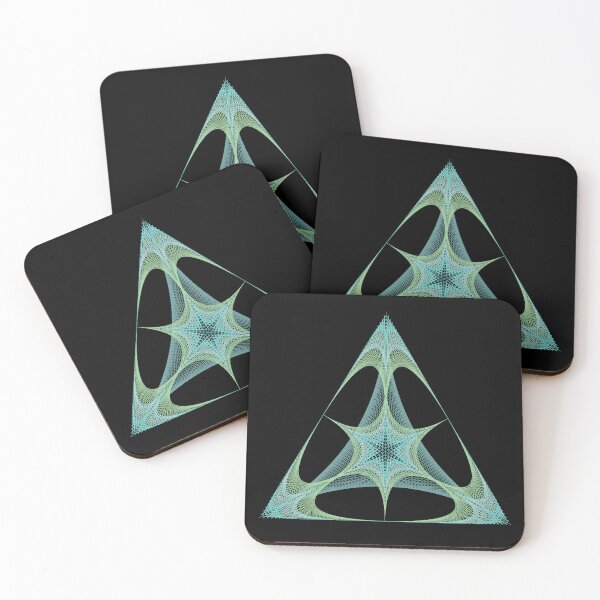 Item preview, Triangle In Circle Morph F [420-1-Cyans-BB] designed and sold by LottMultimedia.