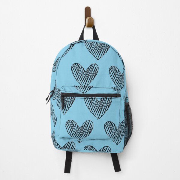 Item preview, Powder Blue Harts Pattern. designed and sold by ARichArts.