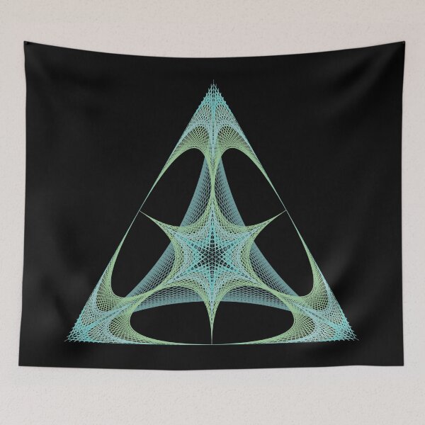 Item preview, Triangle In Circle Morph F [420-1-Cyans-BB] designed and sold by LottMultimedia.