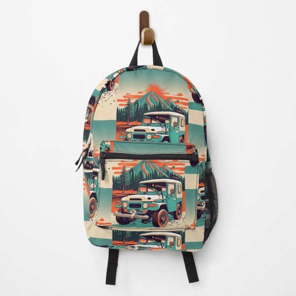 Item preview, Vintage Car With The Sunrise of Vulcano designed and sold by FenwickDesign99.