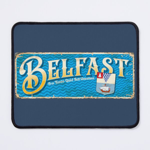 Item preview, BELFAST Northern Ireland Flag Sticker UK Sticker T-Shirt 01 designed and sold by LocationInks.