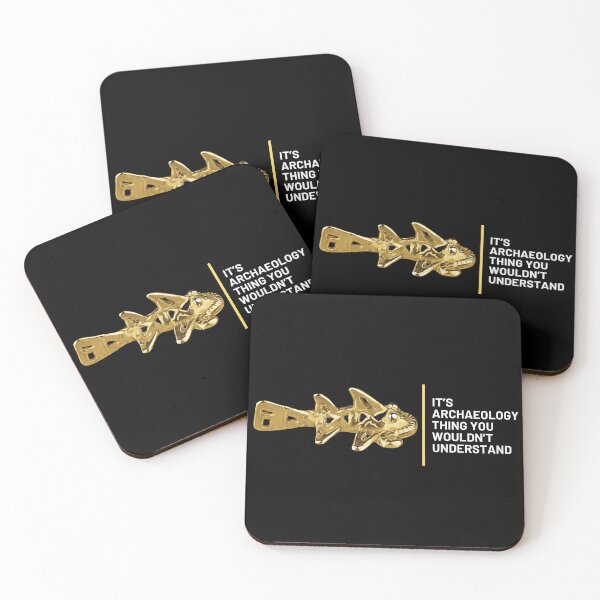 Item preview, Design for archaeologists with phrase "it's an archeology thing that you wouldn't understand" along with archaeological fish "little plane" designed and sold by Carola-art.